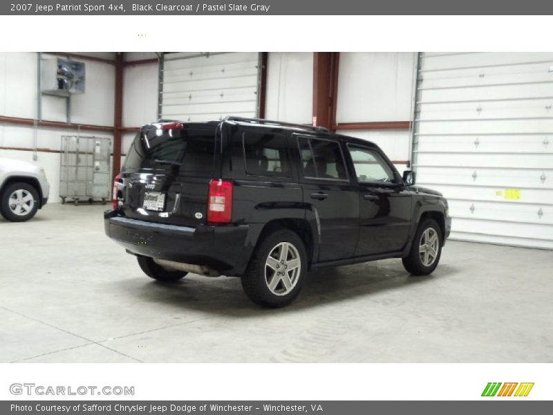 Black Clearcoat / Pastel Slate Gray 2007 Jeep Patriot Sport 4x4