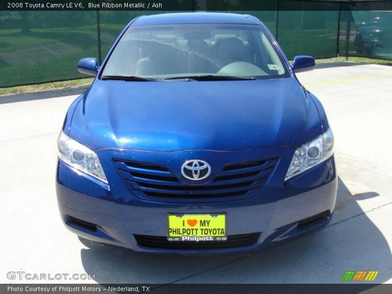Blue Ribbon Metallic / Ash 2008 Toyota Camry LE V6