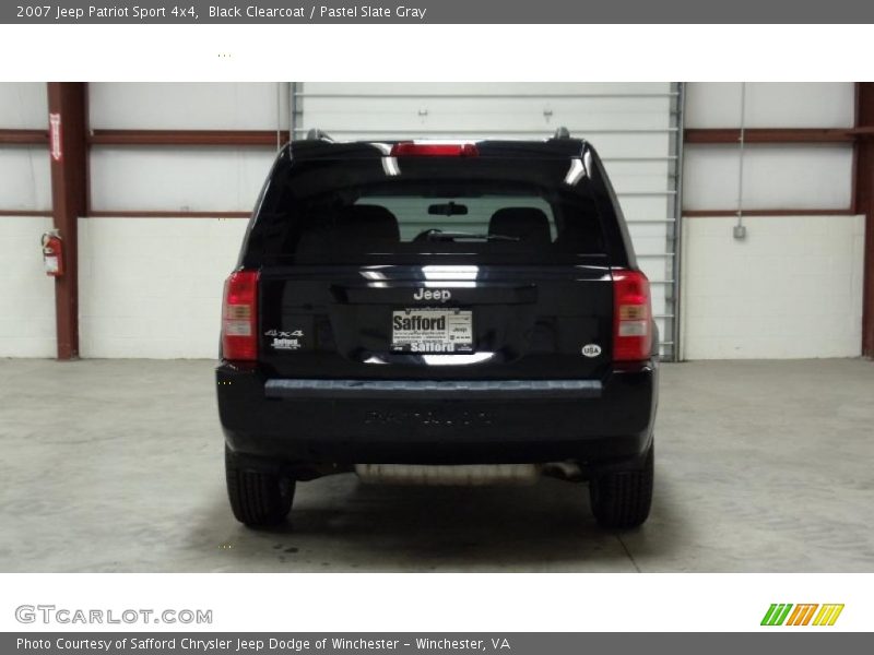 Black Clearcoat / Pastel Slate Gray 2007 Jeep Patriot Sport 4x4