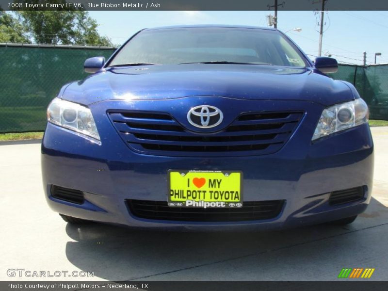 Blue Ribbon Metallic / Ash 2008 Toyota Camry LE V6