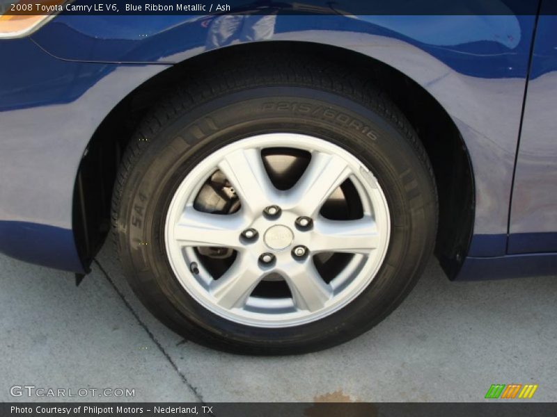 Blue Ribbon Metallic / Ash 2008 Toyota Camry LE V6