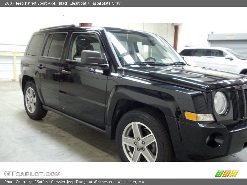 Black Clearcoat / Pastel Slate Gray 2007 Jeep Patriot Sport 4x4