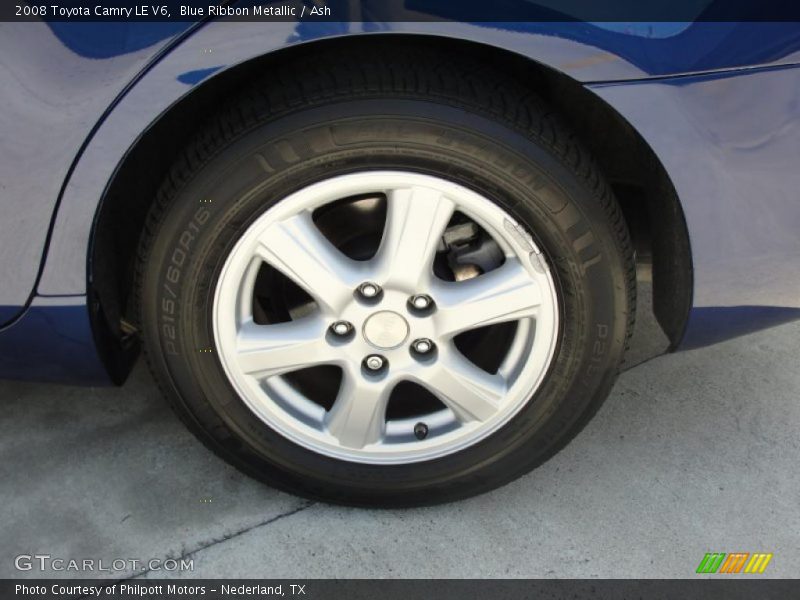 Blue Ribbon Metallic / Ash 2008 Toyota Camry LE V6