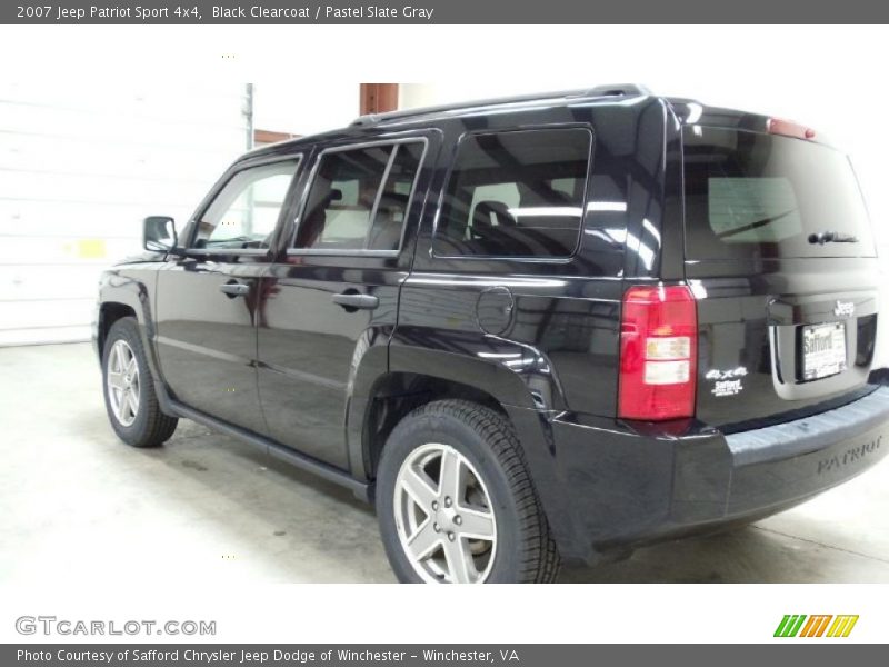 Black Clearcoat / Pastel Slate Gray 2007 Jeep Patriot Sport 4x4
