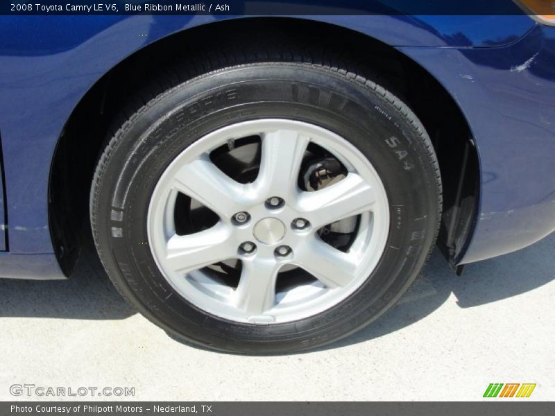Blue Ribbon Metallic / Ash 2008 Toyota Camry LE V6