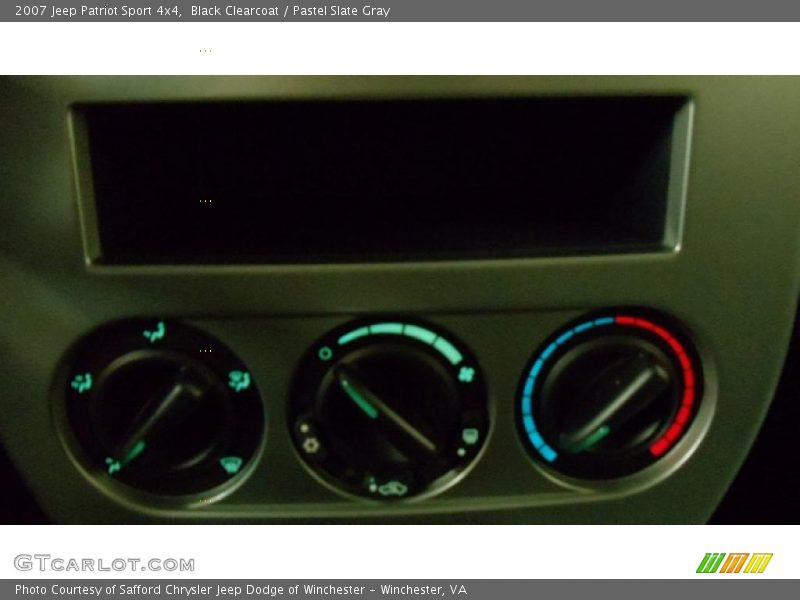 Black Clearcoat / Pastel Slate Gray 2007 Jeep Patriot Sport 4x4