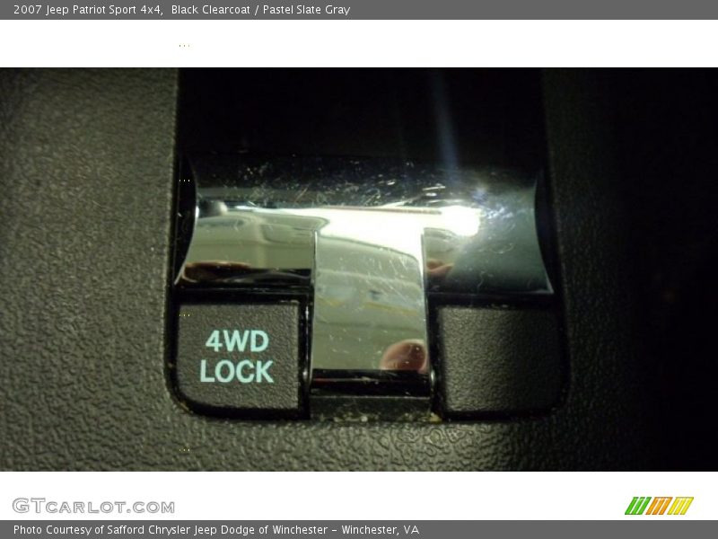 Black Clearcoat / Pastel Slate Gray 2007 Jeep Patriot Sport 4x4