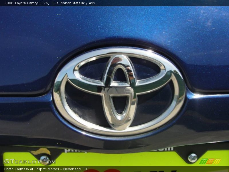 Blue Ribbon Metallic / Ash 2008 Toyota Camry LE V6