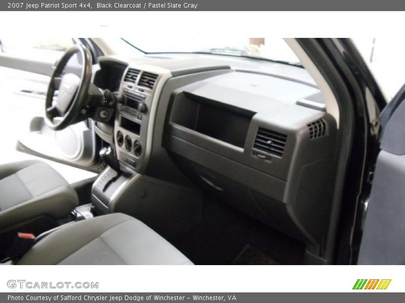 Black Clearcoat / Pastel Slate Gray 2007 Jeep Patriot Sport 4x4
