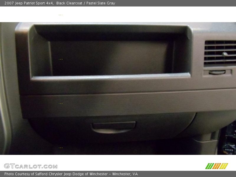 Black Clearcoat / Pastel Slate Gray 2007 Jeep Patriot Sport 4x4