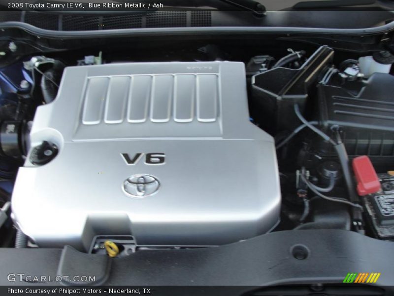 Blue Ribbon Metallic / Ash 2008 Toyota Camry LE V6