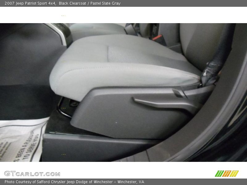 Black Clearcoat / Pastel Slate Gray 2007 Jeep Patriot Sport 4x4