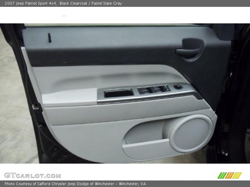 Black Clearcoat / Pastel Slate Gray 2007 Jeep Patriot Sport 4x4