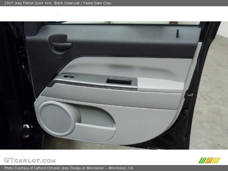 Black Clearcoat / Pastel Slate Gray 2007 Jeep Patriot Sport 4x4