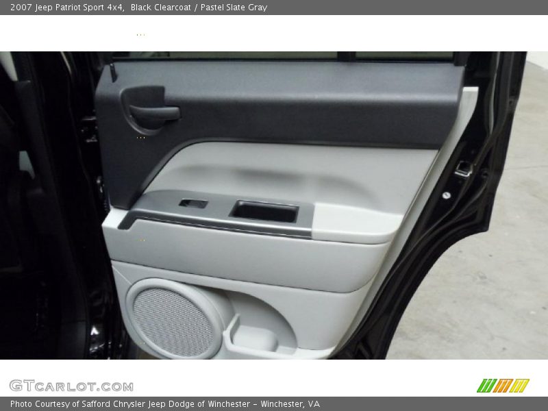 Black Clearcoat / Pastel Slate Gray 2007 Jeep Patriot Sport 4x4