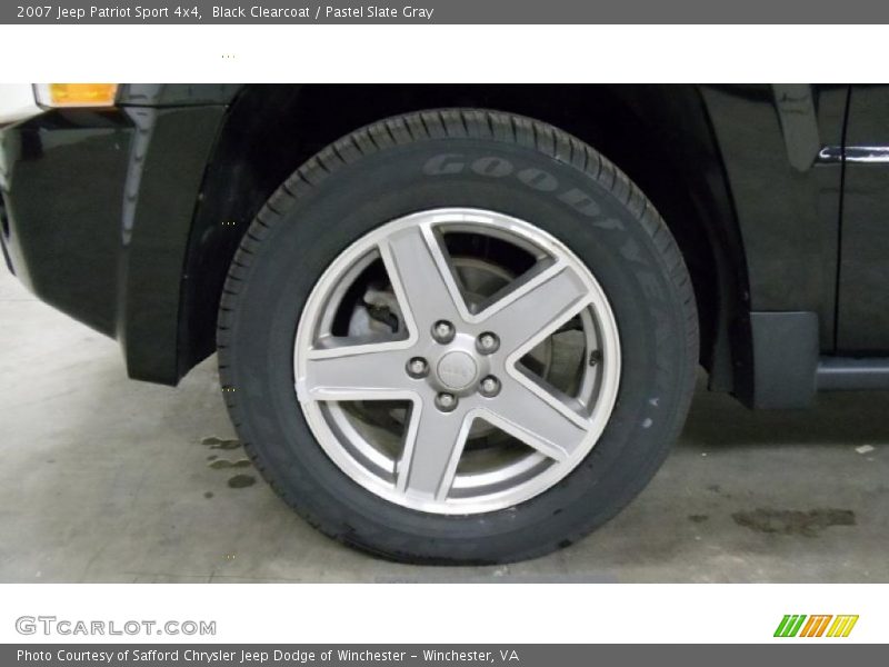 Black Clearcoat / Pastel Slate Gray 2007 Jeep Patriot Sport 4x4