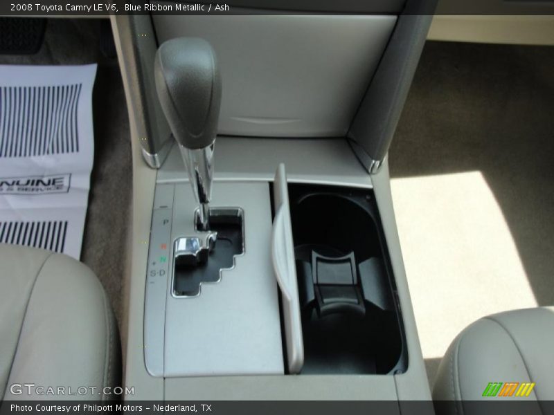 Blue Ribbon Metallic / Ash 2008 Toyota Camry LE V6