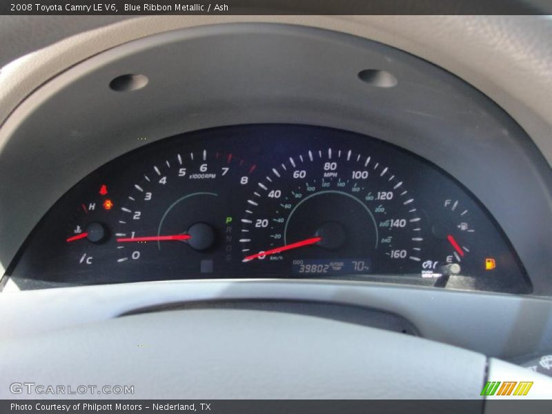 Blue Ribbon Metallic / Ash 2008 Toyota Camry LE V6