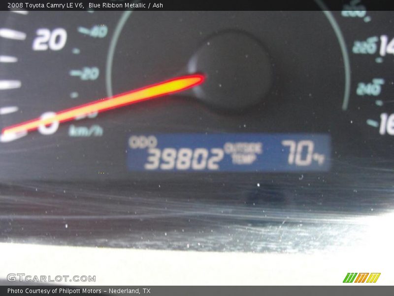 Blue Ribbon Metallic / Ash 2008 Toyota Camry LE V6