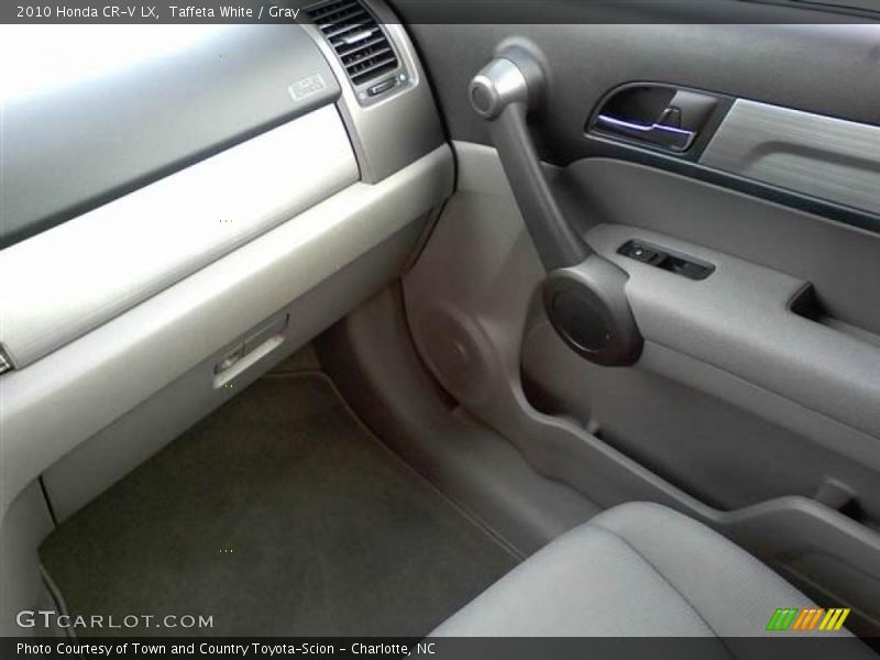 Taffeta White / Gray 2010 Honda CR-V LX