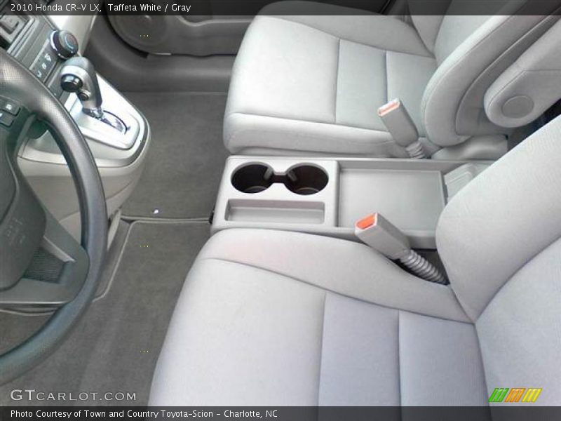 Taffeta White / Gray 2010 Honda CR-V LX