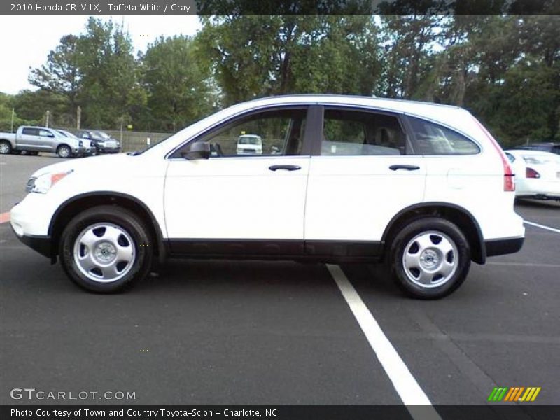 Taffeta White / Gray 2010 Honda CR-V LX