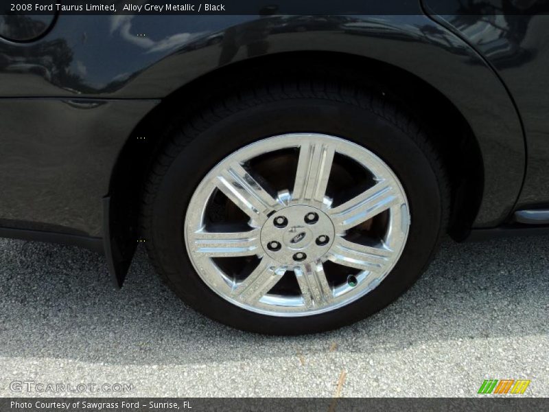 Alloy Grey Metallic / Black 2008 Ford Taurus Limited