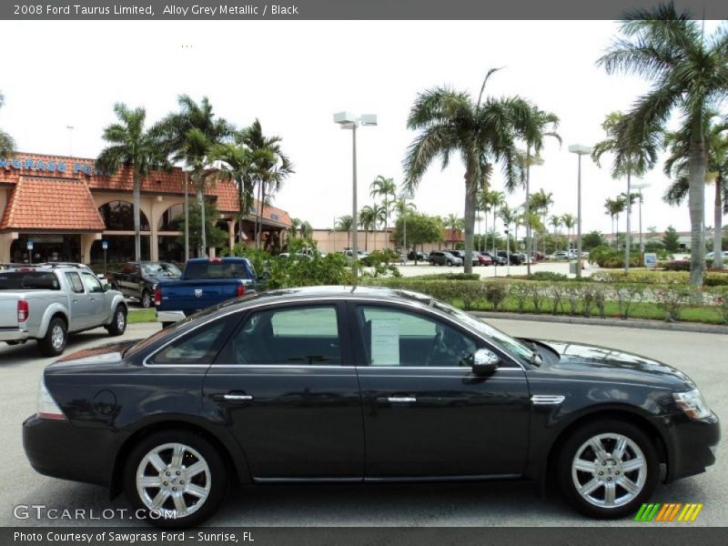 Alloy Grey Metallic / Black 2008 Ford Taurus Limited