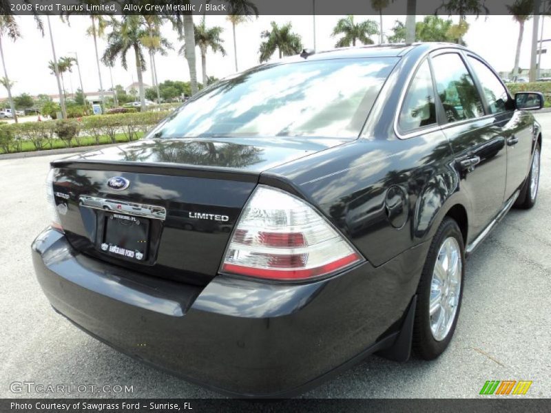 Alloy Grey Metallic / Black 2008 Ford Taurus Limited