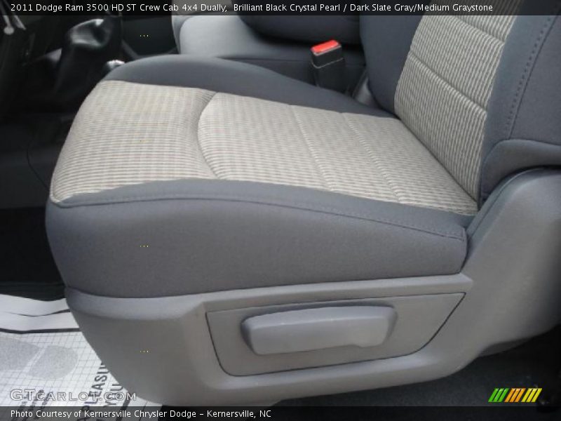 Brilliant Black Crystal Pearl / Dark Slate Gray/Medium Graystone 2011 Dodge Ram 3500 HD ST Crew Cab 4x4 Dually