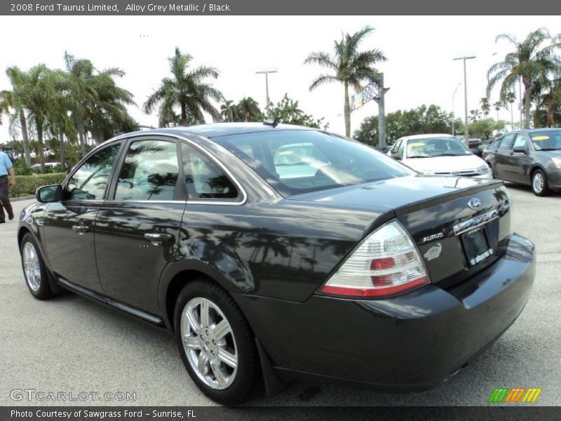 Alloy Grey Metallic / Black 2008 Ford Taurus Limited