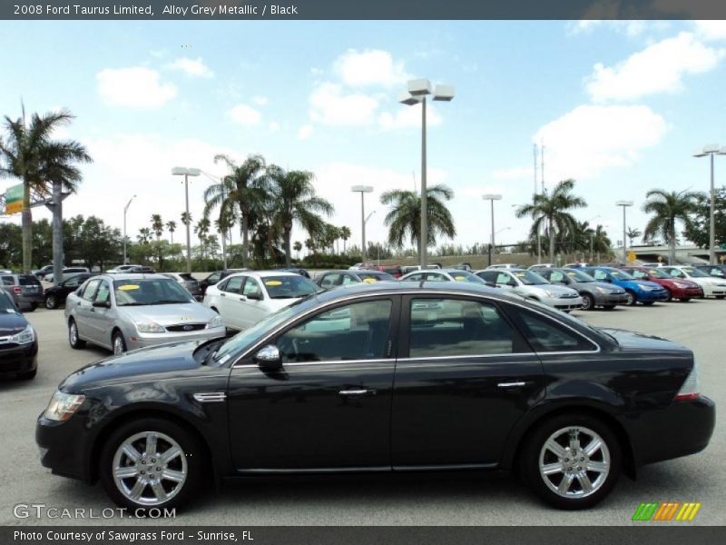 Alloy Grey Metallic / Black 2008 Ford Taurus Limited