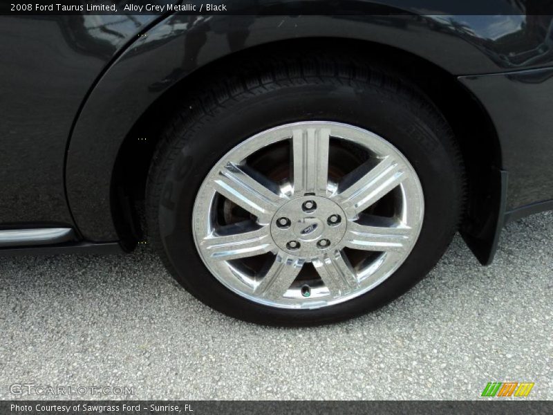 Alloy Grey Metallic / Black 2008 Ford Taurus Limited
