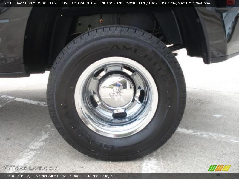 Brilliant Black Crystal Pearl / Dark Slate Gray/Medium Graystone 2011 Dodge Ram 3500 HD ST Crew Cab 4x4 Dually