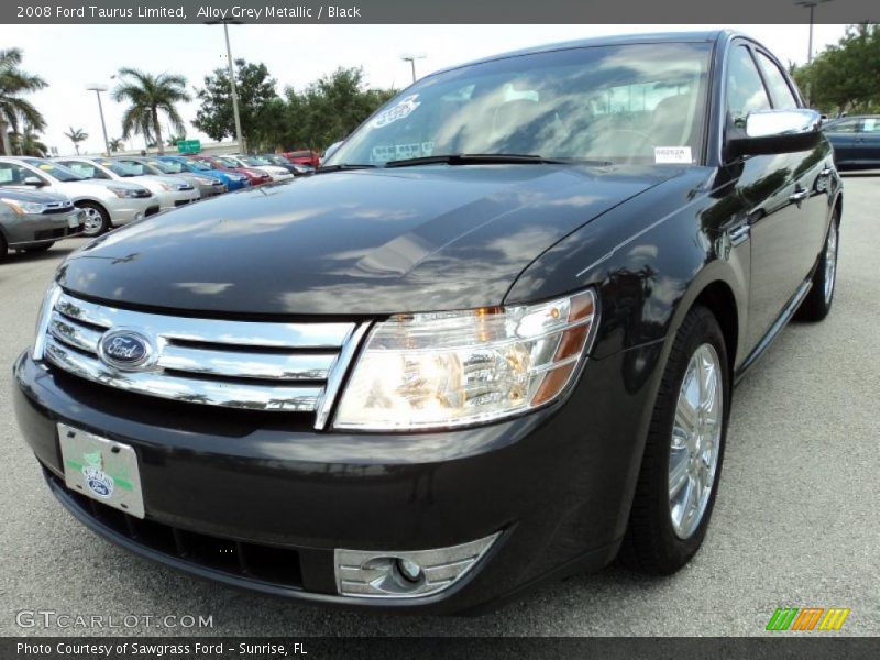 Alloy Grey Metallic / Black 2008 Ford Taurus Limited