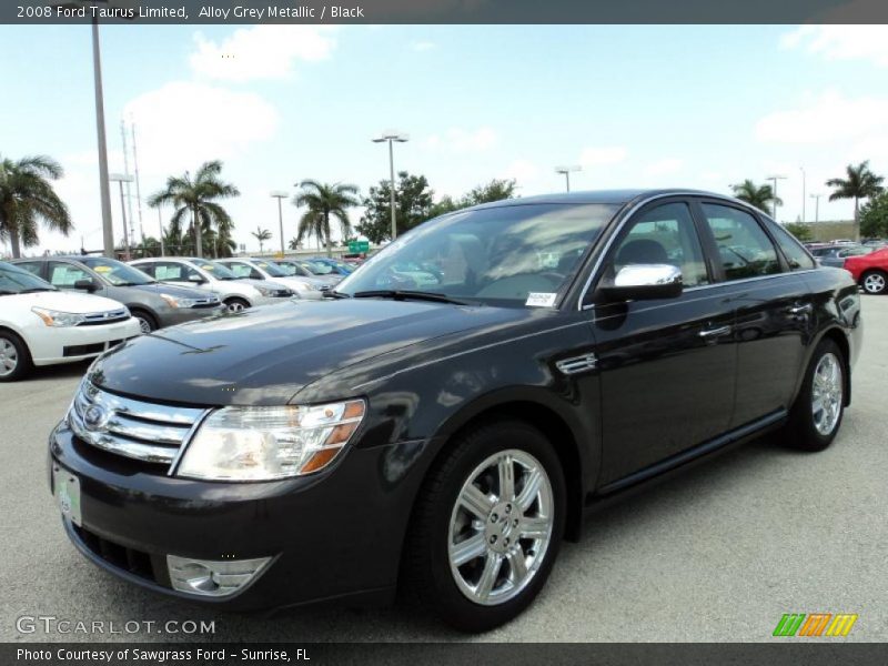 Alloy Grey Metallic / Black 2008 Ford Taurus Limited