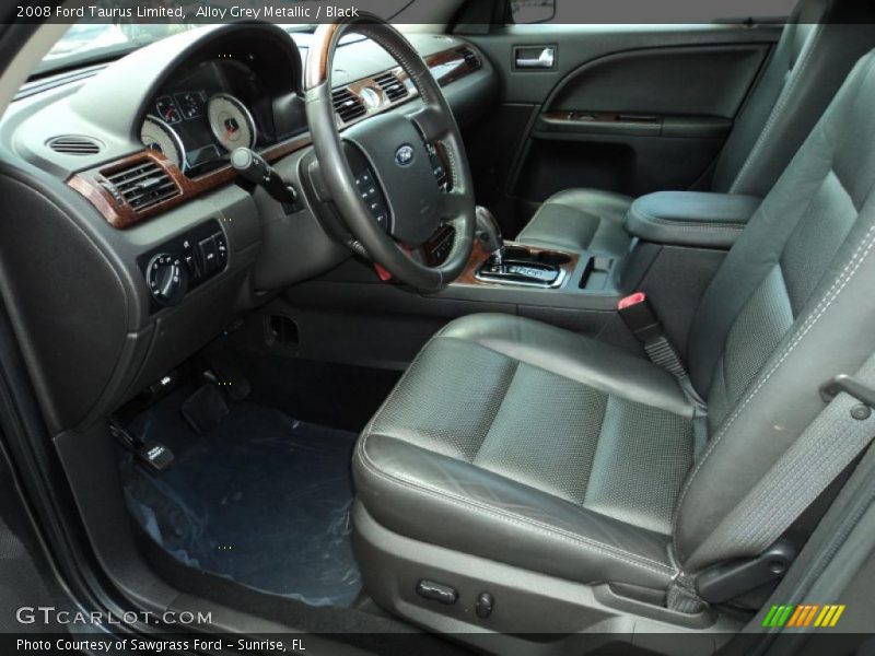 Alloy Grey Metallic / Black 2008 Ford Taurus Limited
