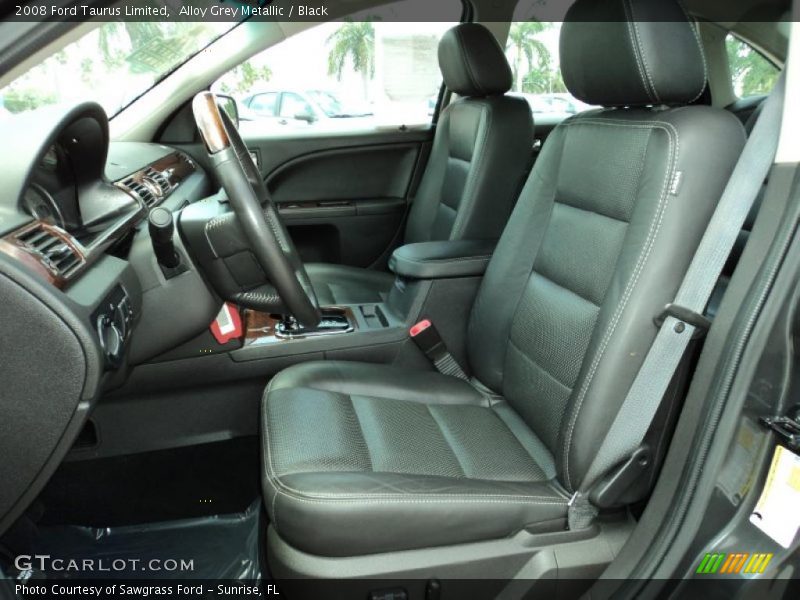 Alloy Grey Metallic / Black 2008 Ford Taurus Limited