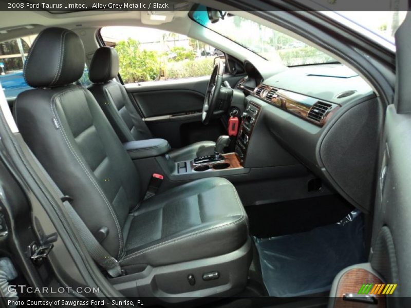 Alloy Grey Metallic / Black 2008 Ford Taurus Limited