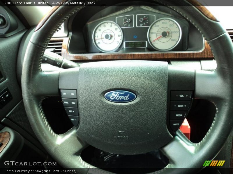 Alloy Grey Metallic / Black 2008 Ford Taurus Limited