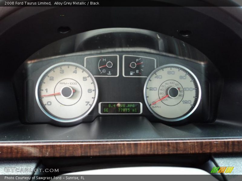Alloy Grey Metallic / Black 2008 Ford Taurus Limited