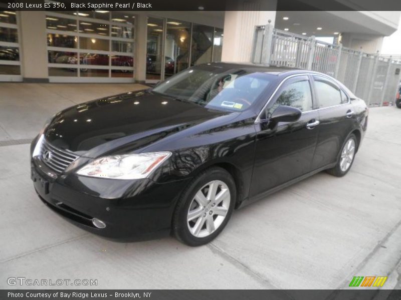 Black Sapphire Pearl / Black 2008 Lexus ES 350