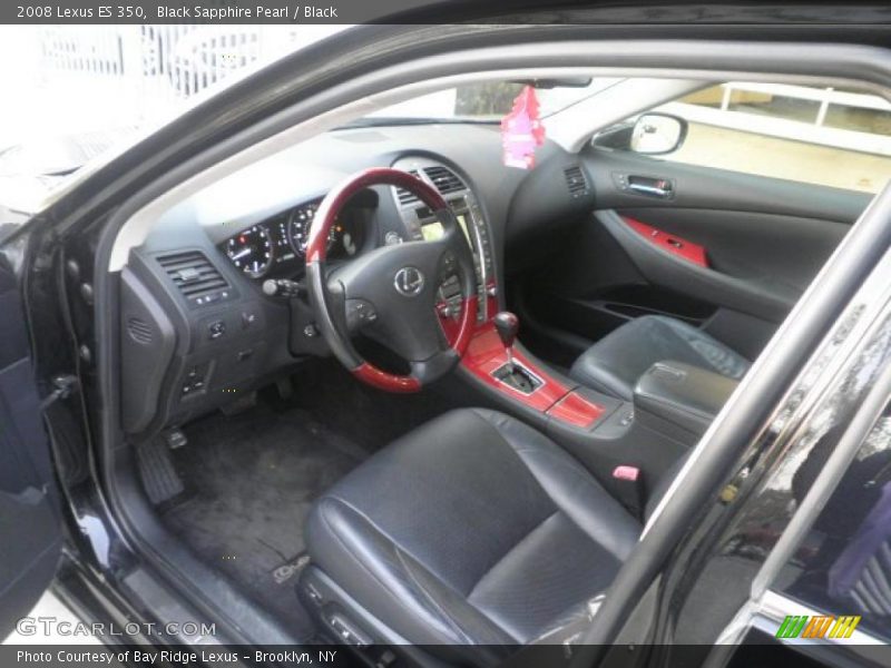 Black Sapphire Pearl / Black 2008 Lexus ES 350