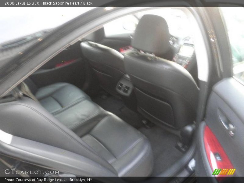 Black Sapphire Pearl / Black 2008 Lexus ES 350