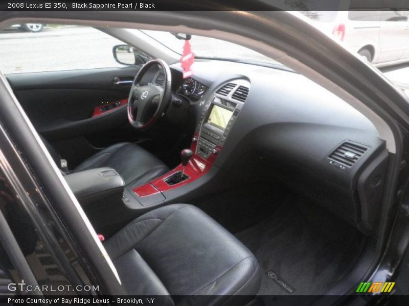 Black Sapphire Pearl / Black 2008 Lexus ES 350