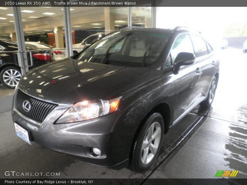 Truffle Brown Mica / Parchment/Brown Walnut 2010 Lexus RX 350 AWD