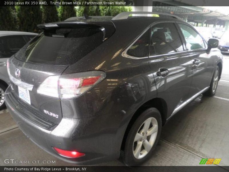 Truffle Brown Mica / Parchment/Brown Walnut 2010 Lexus RX 350 AWD