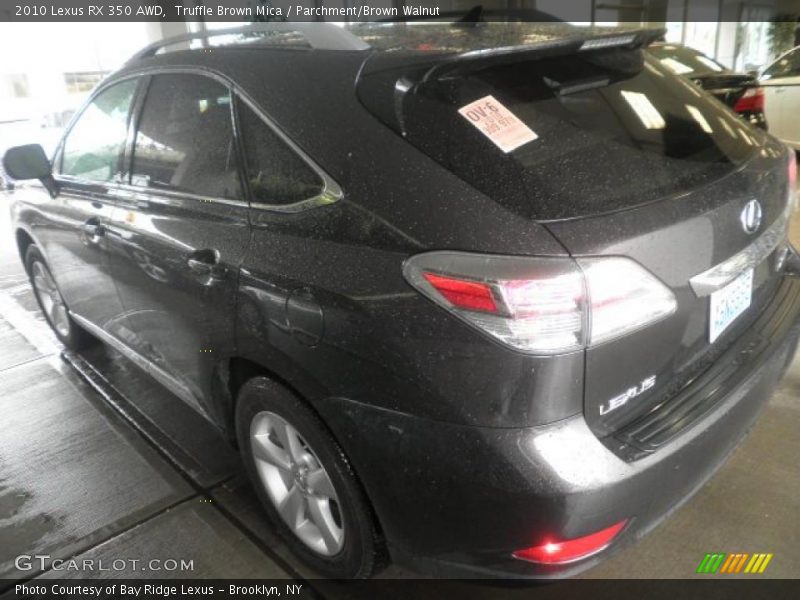 Truffle Brown Mica / Parchment/Brown Walnut 2010 Lexus RX 350 AWD