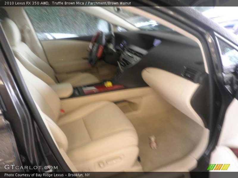 Truffle Brown Mica / Parchment/Brown Walnut 2010 Lexus RX 350 AWD