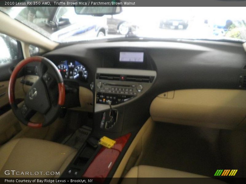 Truffle Brown Mica / Parchment/Brown Walnut 2010 Lexus RX 350 AWD